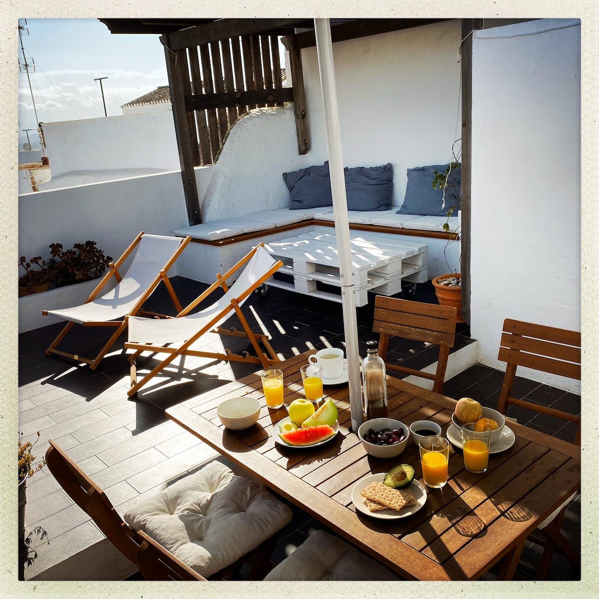 Old Vejer Private Terrace Garage WiFi A/C